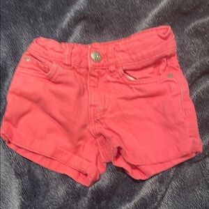 Vibrant Pink Denim Shorts